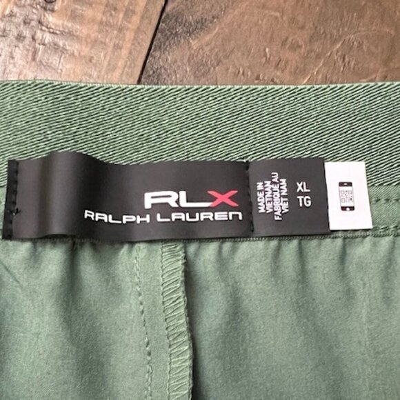 RLX Ralph Lauren Golf Pants 4-Way Stretch Ankle Joggers Fatigue Women's XL - Picture 5 of 5